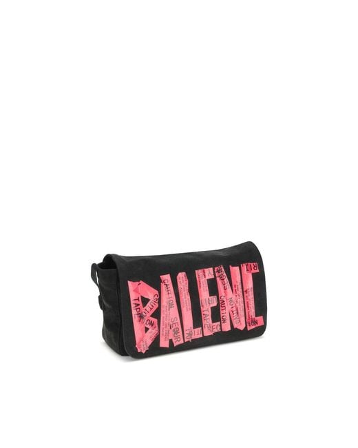 Balenciaga Red Logo Shoulder Bag for men