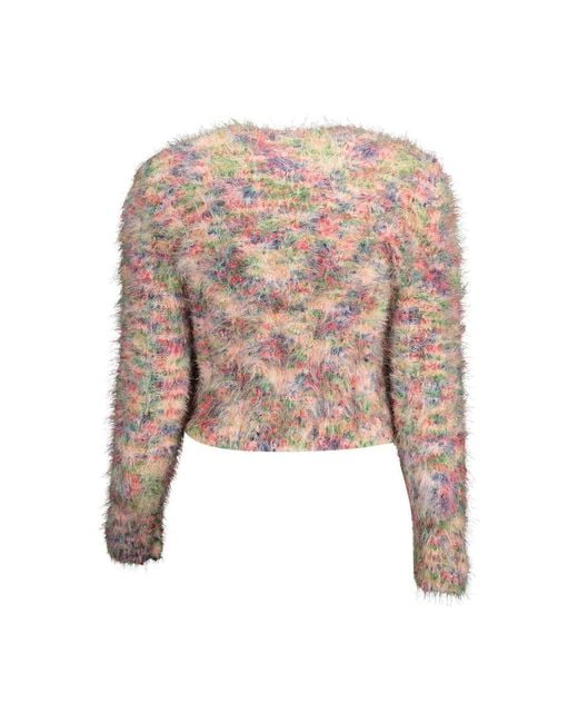 Desigual Pink Polyamide Sweater