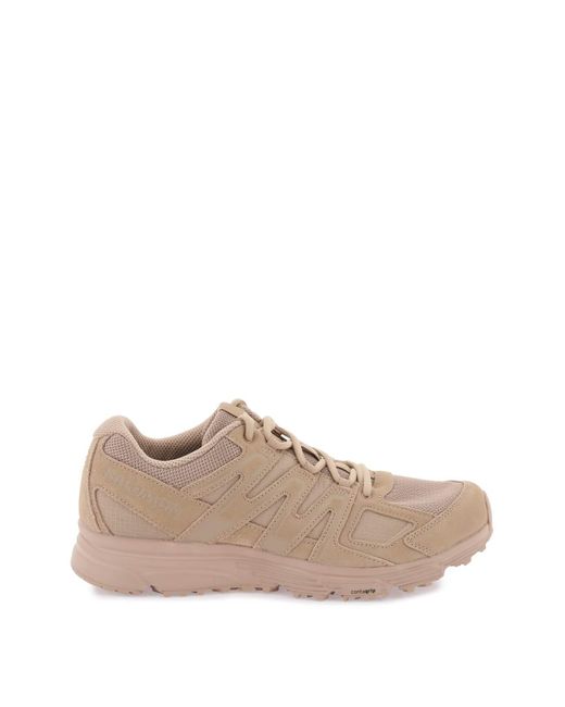 Salomon Brown X Mission 4 Suede Sneakers for men