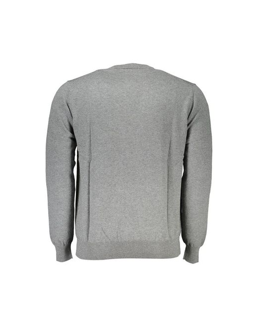 Harmont & Blaine Gray Cotton Sweater for men