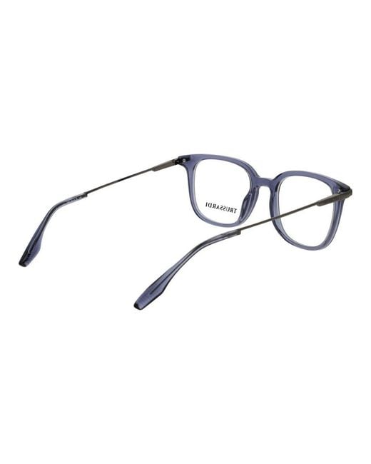 Trussardi Blue Acetate Glasses (frames) for men