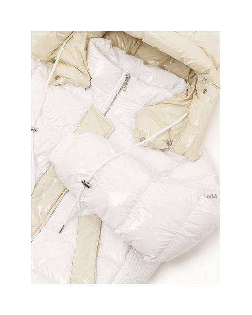 Add White Polyamide Jackets & Coat