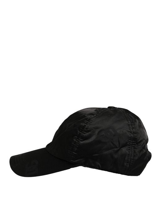 Dolce & Gabbana Men Black Dg Monogram Baseball Capello Hat for men