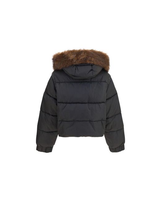 Pinko Black Brown Goose Down Full