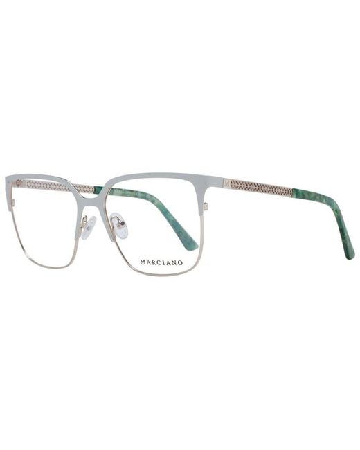 MARCIANO BY GUESS Metallic Beige Metal Glasses (frames) for men