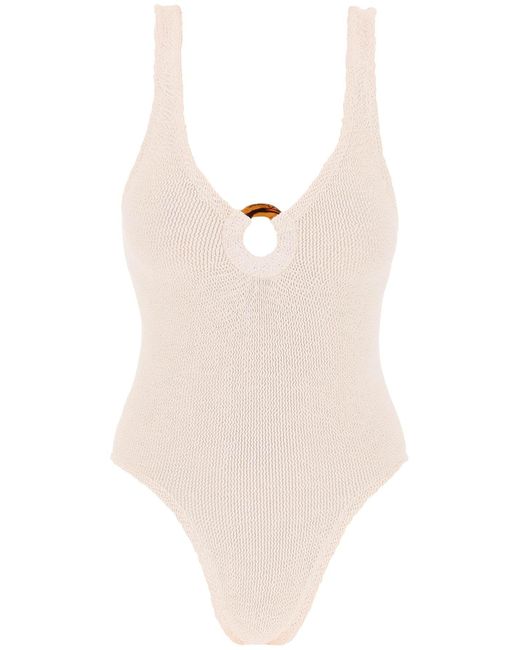 Hunza G Natural Celine One-Piece Swims