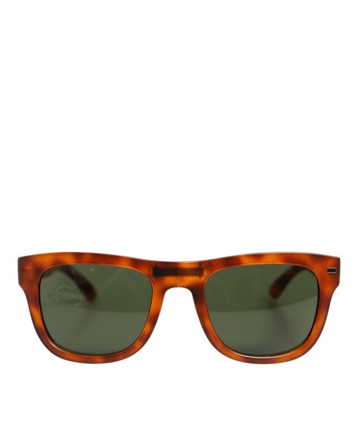 Dolce & Gabbana Natural Dg6089 Havana Full Rim Round Lenses Foldable Sunglasses