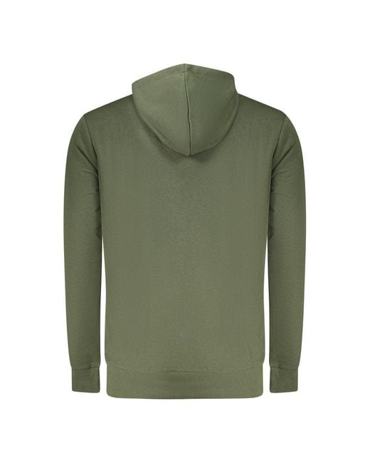 Fila Green Verde Cotton Male Hoodie for men
