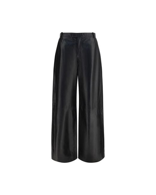 Arma Black Leather Pants
