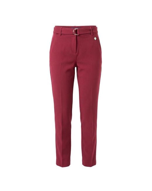 Trussardi Red Polyester Pants