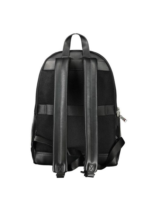 Tommy Hilfiger Black Elegant Urban Explorer Backpack for men
