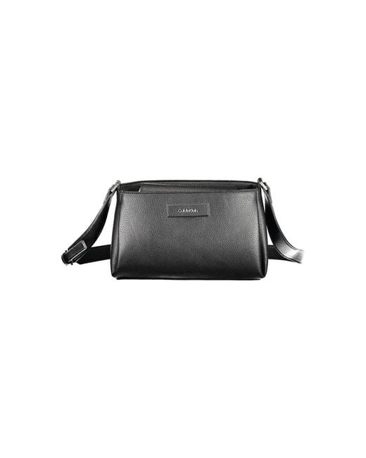 Calvin Klein Black Polyester Handbag for men