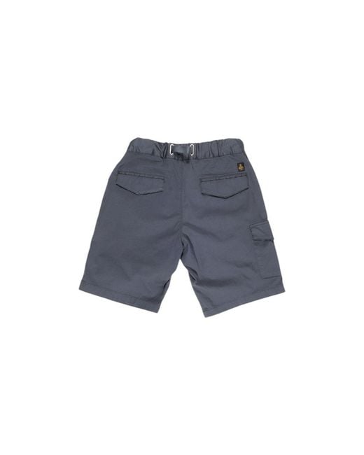 Refrigiwear Blue Cotton Short for men
