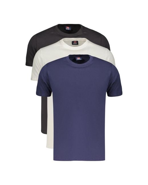Norway 1963 Blue White Cotton Men's T for men