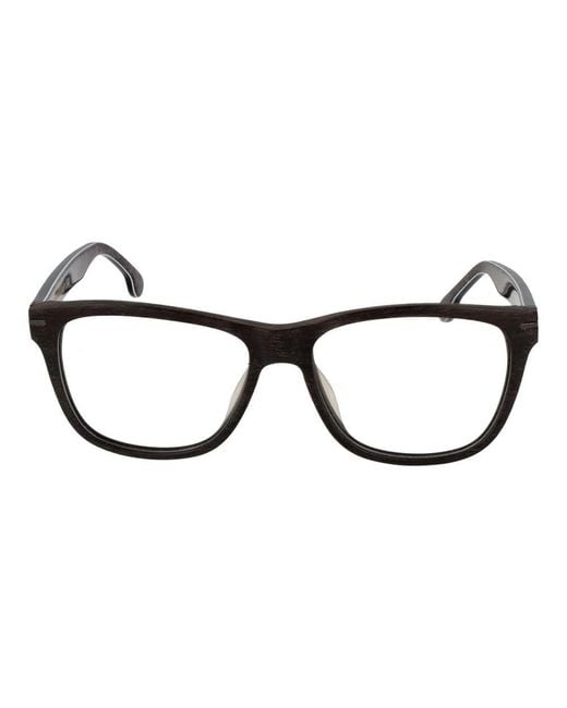 Lozza Black Brown Cellulose Acetate Glasses (frames) for men