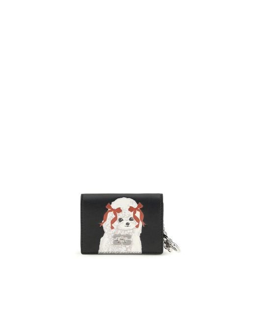 Ganni Black Polyester Wallet