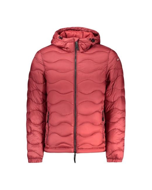 Norway 1963 Red Polyamide Men's Jacket for men