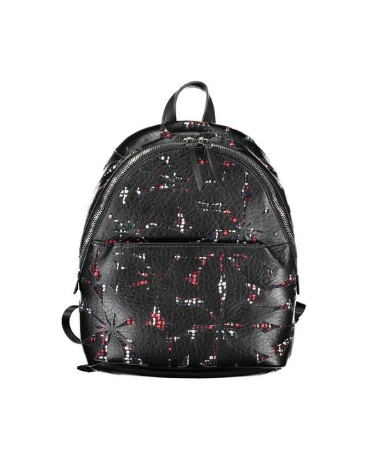 Desigual Black Polyethylene Backpack