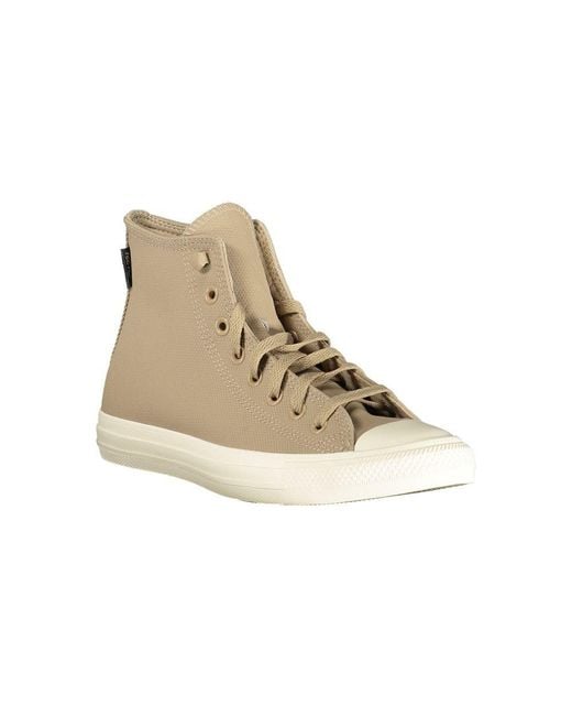 Converse Natural Beige Leather Unisex Sneaker for men