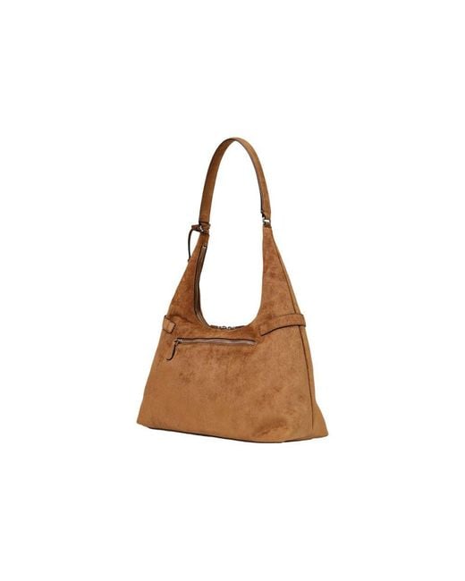Guess Brown Polyester Handbag