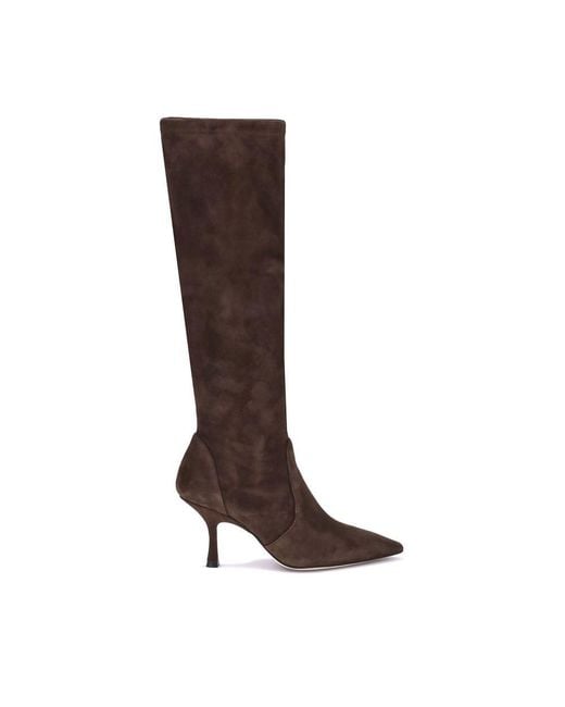Stuart Weitzman Brown Suede High Boots