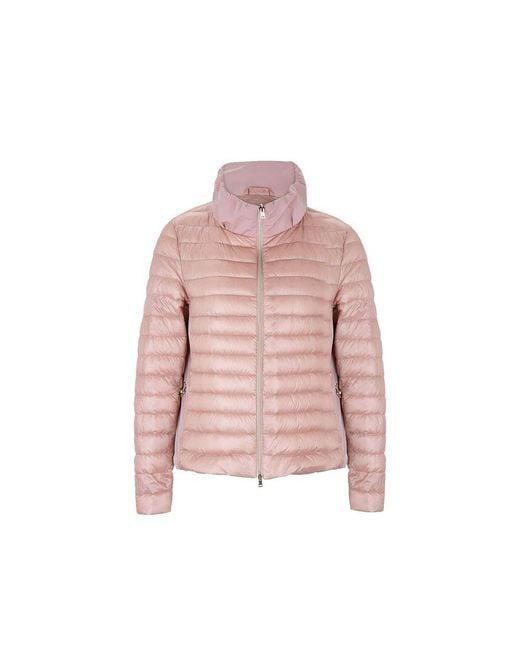 Herno Pink Multicolor Polyamide Jackets And Coat