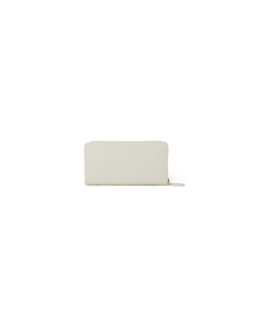 Pinko White Cream Leather Wallet