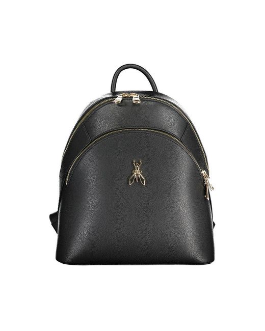 Patrizia Pepe Black Leather Backpack