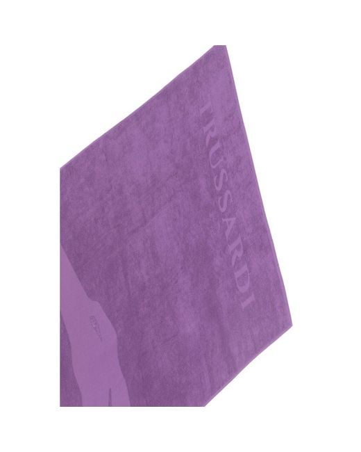 Trussardi Beachwear Purple Cotton Other for men
