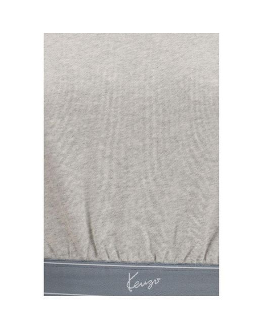 KENZO Gray Cotton Sweatshirt
