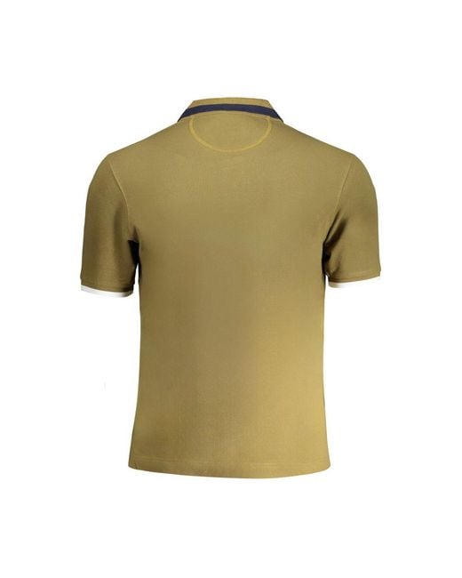 La Martina Green Cotton Polo Shirt for men