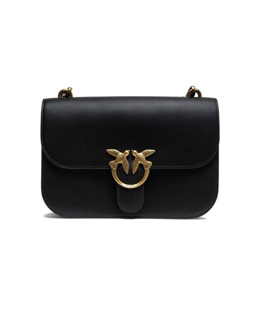 Pinko Black Love Bell Classic Shoulder Bag