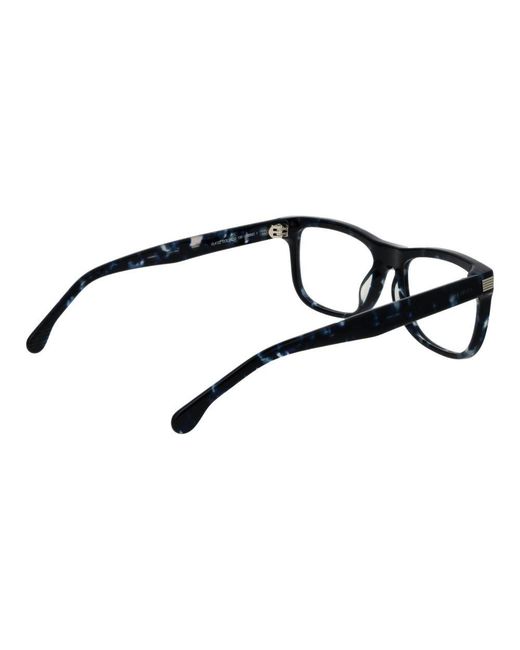 Lozza Black Blue Cellulose Acetate Glasses (frames) for men