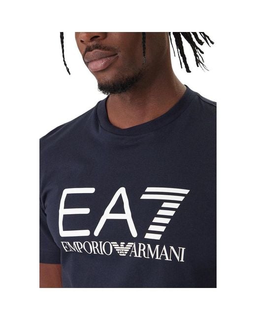 EA7 Blue Cotton T for men