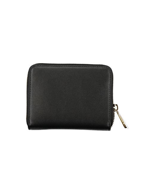 Tommy Hilfiger Black Elegant Multi-Compartment Wallet for men