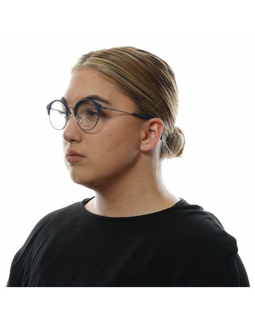 Police Blue Multicolor Metal & Plastic Glasses (frames)