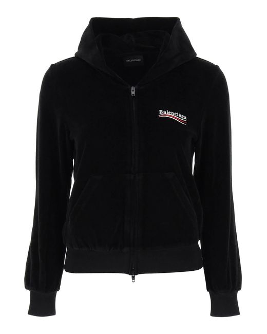Balenciaga Political Campaign Hoodie in Black Lyst UK