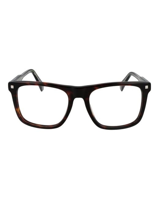 Polaroid Black Fullrim Square Eyeglasses