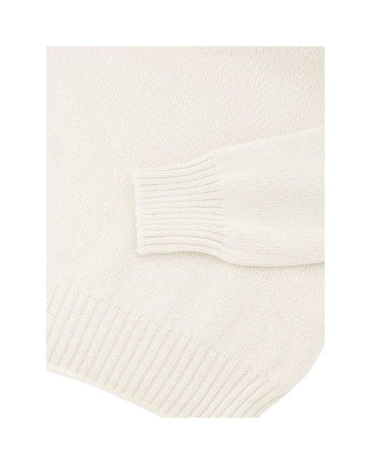 Gran Sasso White Wool Turtleneck for men