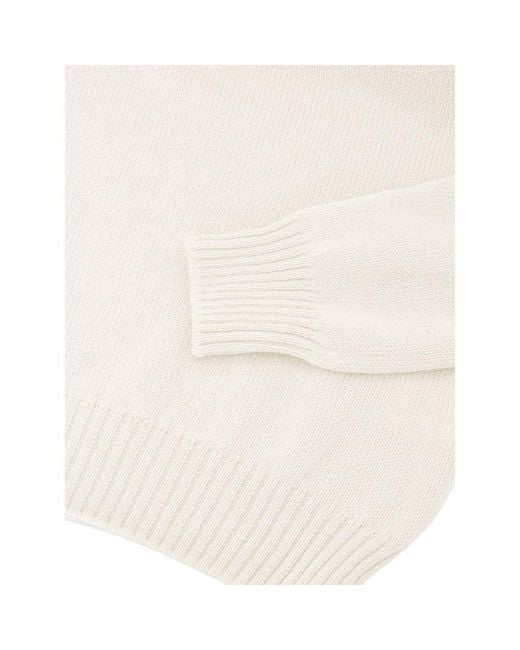 Gran Sasso White Wool Turtleneck for men