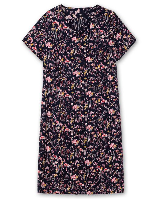 Sheego Multicolor Kleid mit Knopfleiste und Blumendruck