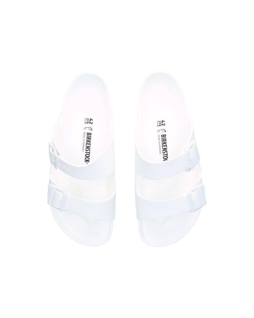 Birkenstock White Rubber Buckled Slip 