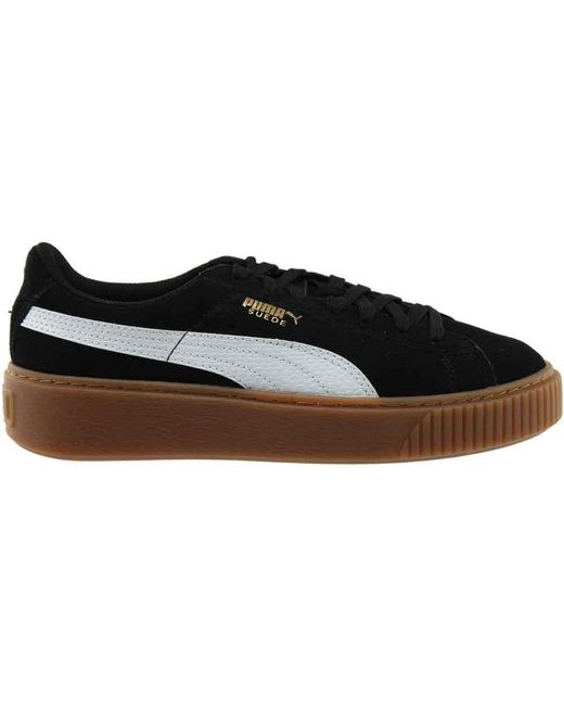 puma suede platform jr
