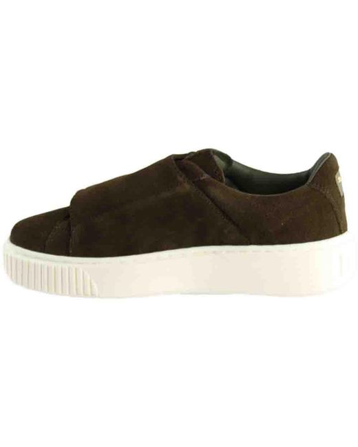 suede platform strap puma suede platform strap puma