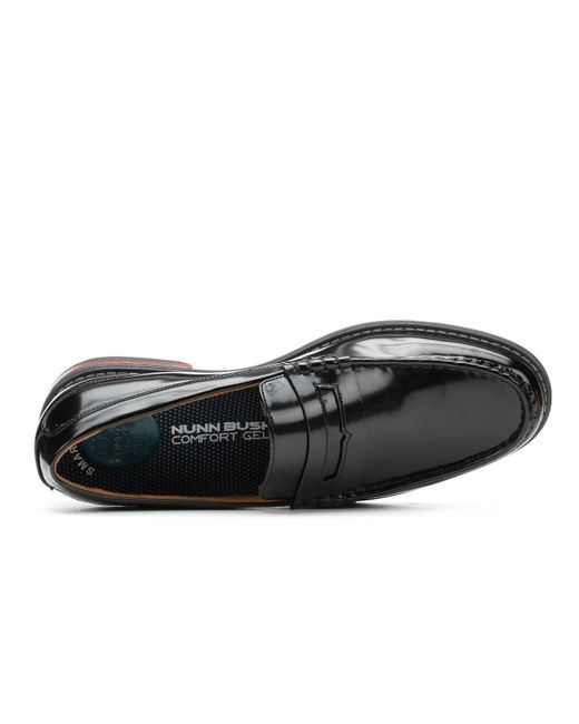 nunn bush black dress shoes