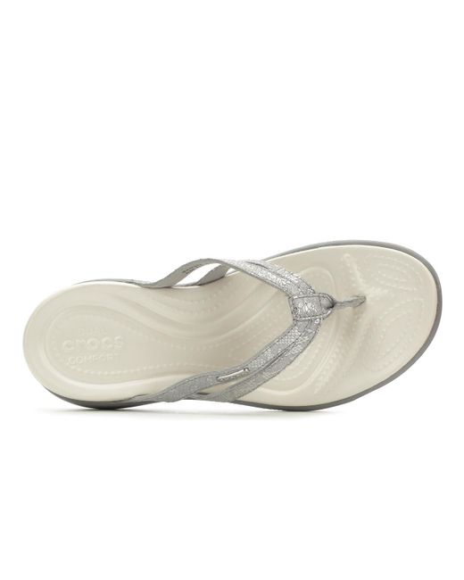 crocs capri metallic