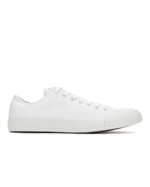 converse all star canvas ox white