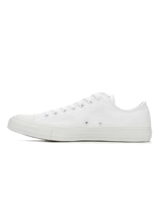 converse chuck taylor all star core white ox trainers