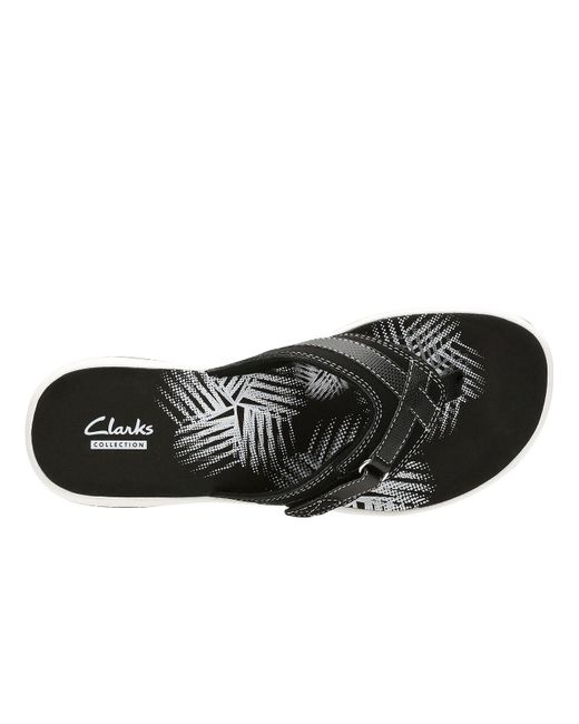 clarks breeze sea sandals black