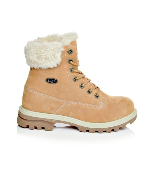 lugz women's empire hi fur lace up winter boot